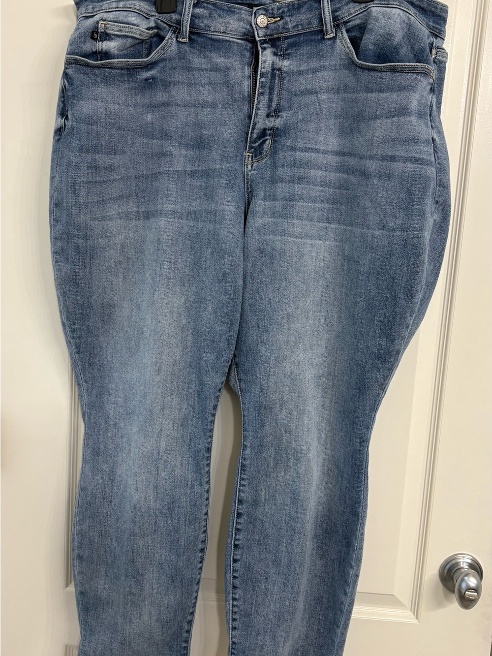 Judy Blue Plus Size 22W Boyfriend Denim Jeans Light Wash Stretch Comfort